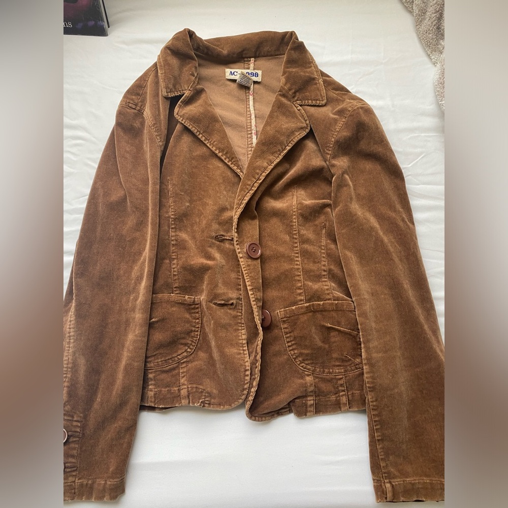 Brown academia jacket
